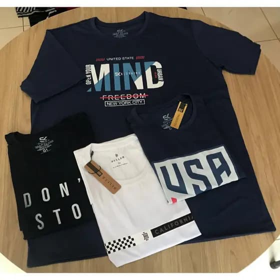 Kit 6 Camisas Masulinas Plus Size Bonitas G1 G2 G3 G4 G5 G6