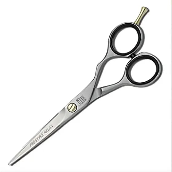 Tesoura Jaguar Fio Navalha 6.5 Profissional Barbeiro E Cabeleireiro Corte Preciso - Dourada, Black Gold e Prata