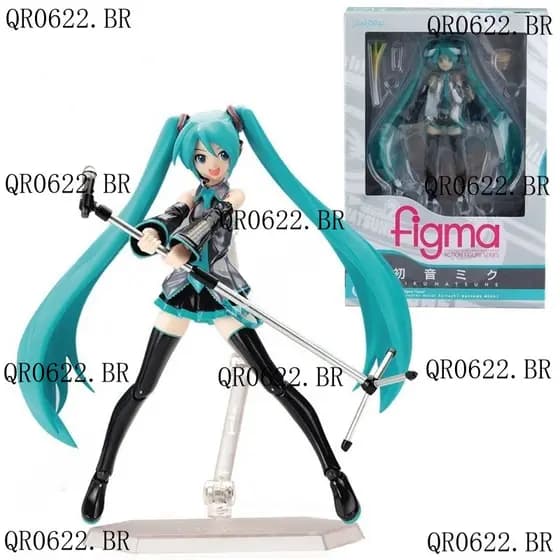 Figma 014 Hatsune Miku Mudança De Cara Ação Figura De Brinquedos Bonecos Modelo