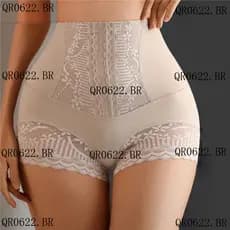 5 cor calcinha com poder Chip gordura queimar cintura alta compressão Shaper EOAB
