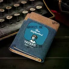 Troye Sivan carteira masculina estudante rua Wear Multi-cartão lona Retro moda versão coreana Tri-fold pequena carteira