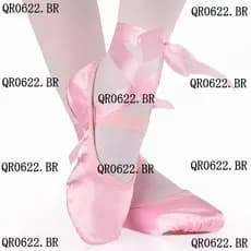 Fita redonda com tiras de ombro sapatos de balé menina interior ioga adulto sapatos de balé dança