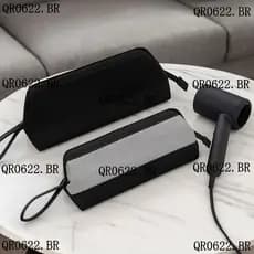 BLUEVELVET1 Estojo Para Secador De Cabelo , Bolsa Protetora À Prova De Choque Armazenamento De Organizador D'água