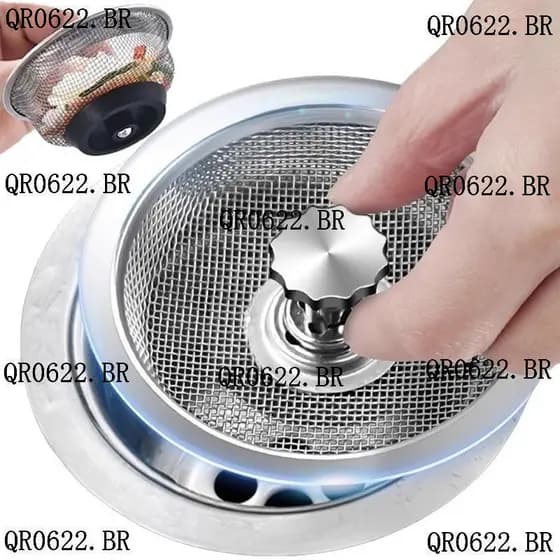 Filtro De Afundamento De Cozinha Aço Inoxidável Filtros De Malha De Esgoto Ferramentas Drenos De Piso De Banheiro Plugue
