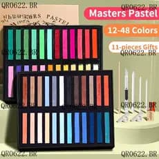Maries Conjunto De Pastel Macio Mestres Lápis Colorido Giz Desenho Arte Para Colorir 12/24/36/48 Cores11-Presentes