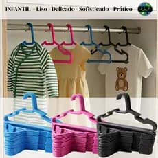 KIT CABIDE INFANTIL/BEBÊ PEQUENO PLÁSTICO ORGANIZADOR  COLORIDO REFORÇADO