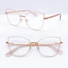 Armação De Receituário Para Grau Feminino Modelo Gatinho Mais Bonito / Novo / Fashion