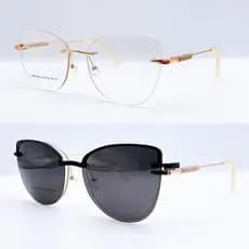 Clipon 2 em 1 óculos de sol armação Balgriff feminino óculos pra grau gatinha lançamento Moda/novo