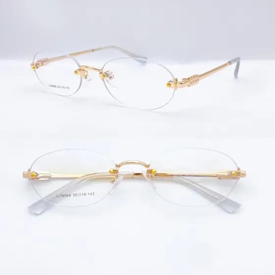 Óculos Armação Feminino Balgriff Oval Moda/novo
