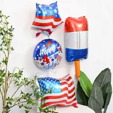 Balão Personalizado Bandeira Pentagrama Balão estilo bandeira americana Decoração do Festival Nacional dos EUA