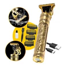 Máquina de Acabamento Profissional Cabelo, Barba - Sem Fio Recarregável Premium