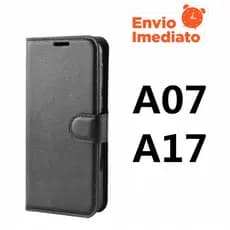 Capa Capinha Case Carteira Flip Compatível para Samsung A07 / A17 Capinha Case
