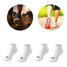 Kit 2 Meia Soquete Cano Baixo Academia Corrida Poliamida