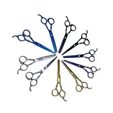 Kit 2 Tesoura De Cabeleireiro Profissional De Aço Inoxidável Corte Ferramentas De Estilo 20-35