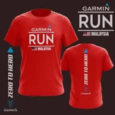 Camiseta GARMIN RUN MALAYSIA De Corrida Ao Ar Livre