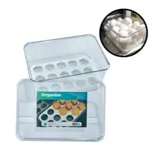 Organizador porta ovos 30 un acrílico com tampa