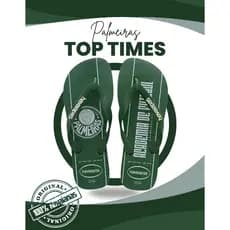 Chinelo Palmeiras Top Times Verdão Havaianas Original