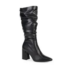 Bota Feminina Dakota Slouch Cano Longo Preta Salto Original