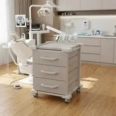 Carrinho Auxiliar - Dentista/Clinica Odontológica - 3 Gavetas