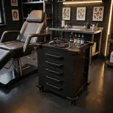 Carrinho organizador Profissional Estúdio de Tatuagem/Tatoo