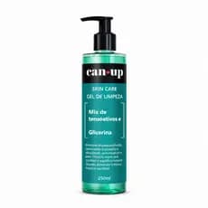 Gel de Limpeza Facial Profissional Can Up 250ml Remove Oleosidade Limpa Profundamente Uso Diário