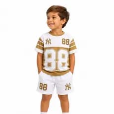 conjunto infantil masculino bermuda e camisa de menino juvenil roupa de criança