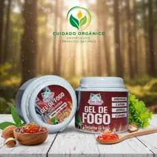 Gel de fogo  - Andiroba, caapeba, arnica, copaíba e castanha da índica - 500g