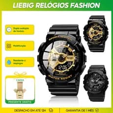 SKMEI Relógio esportivo da moda Relógio multifuncional analógico digital relógio prova d'água