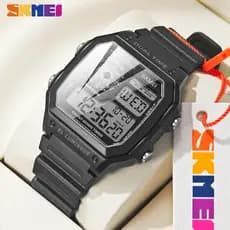 SKMEI Relógio Masculino Multifuncional Digital- Ideal para Presente de Trabalho