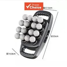 Poderoso massageador de 16 cabeças recarregável-massagem sem fio adequada para corpo inteiro, ombro, pernas, pés, cintur