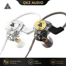 QKZ AK3 FiLe Fone de ouvido com fio intra-auricular estéreo com fio Fone de ouvido para celular com fio