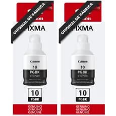 Refil de Tinta Pigmentada Pixma Gi-10 Preto Canon 2 Unidades