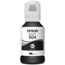 Refil Garrafa De Tinta T504 Epson Preto