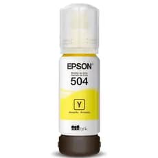 Refil Garrafa De Tinta T504 Epson Amarelo