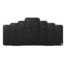 Kit Com 7 Unidades Controle Remoto Ntx Rc 433 MHZ Preto Rossi