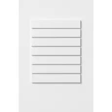 Painel Canaletado MDF 30x60cm Branco | Expositor de Parede Loja, Feiras e Organização