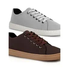 Kit 2 Sapatênis Casual Skatista Masculino Touroboots com Cadarço Cano Baixo