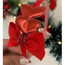 Tiara de cabelo - arco de cabelo infantil - arco com coração