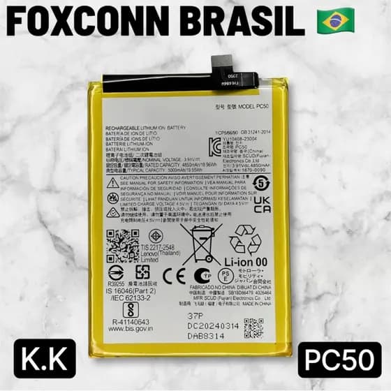 BAT COMPATIVAL G54/G14 (PC50) ORI 100% NOVA COM GARANTIA 90 DIA
