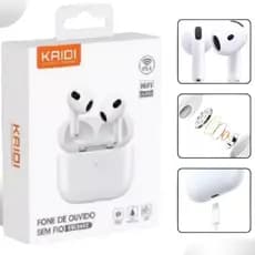 Fone de Ouvido Sem Fio Kaidi KNC - 5602 Bluetooth V5 4 TWS Original Touch Bass