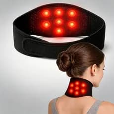 Faixa Cervical Auto-Aquecente com Ímãs de Turmalina, Suporte para Alívio de Dores Musculares e Rigidez Cervical