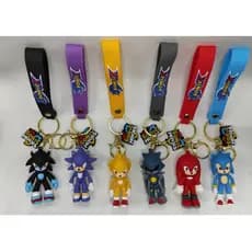 Chaveiro Sonic  Emborrachado Colecionável 6 Cores