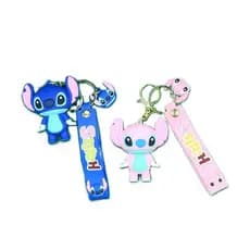 Chaveiro Stitch 3D Grande Emborrachado Colecionável