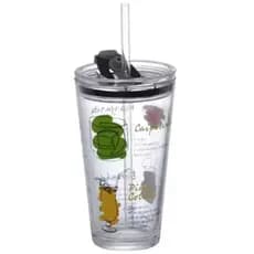 Copo Drink com Canudo Celebrate 450ml