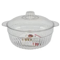 Recipiente Com Tampa Saladeira Bowl Redonda Transparente