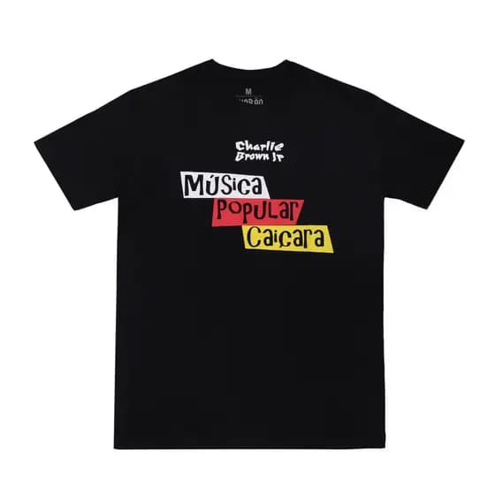 Camiseta Charlie Brown Jr Original Música Popular Caiçara Discografia Algodão