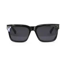 Óculos Qix Skate 03 de Sol Masculino Feminino Básico Preto Lente Escura Plástico