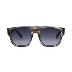 Óculos Qix Skate 08 de Sol Masculino Feminino Básico Marrom Lente Escura Plástico