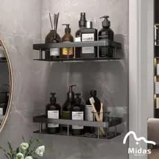 Kit Suporte De Shampoo Prateleiras De Banheiro Sem Furo Premium Top alumínio suporte de banheiro Best