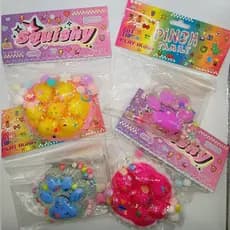 Brinquedo Squishy Apertar Pata de Gato, Tortinha Squeeze com Bola para Alívio De Estresse patinha Presente